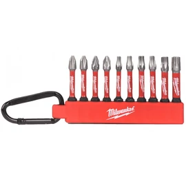 Milwaukee Karabineres Shockwave bit 10 részes