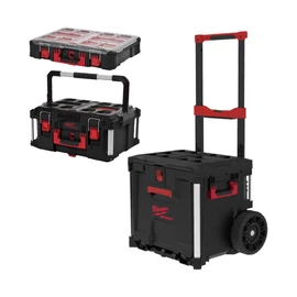 Milwaukee PACKOUT™ Gurulós 3 részes, fiókos szett