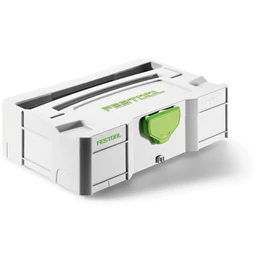 Festool SYS-MINI TL Systainer kis alkatrészek és kéziszerszámok tárolásához. Kompakt, könnyen szállítható, T-LOC zárórendszerrel. 
