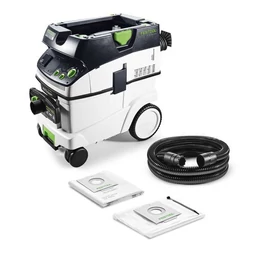 Festool CTL 36 E AC-LHS nagy teljesítményű elszívómobil PLANEX csiszológépekhez, 36 l-es tartállyal és automatikus szűrőtisztítással. 
