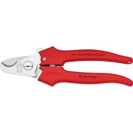 Knipex Kábelvágó olló, PVC nyél 165 mm