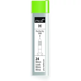 Pica Fine Dry rotringhegy készlet, H grafit 0.9 mm (24 szál)