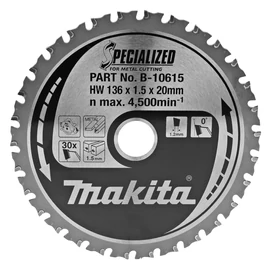 Makita Fűrészlap 136x20x30T