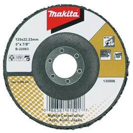 Makita tisztítótárcsa fekete üvegszálas 125mm