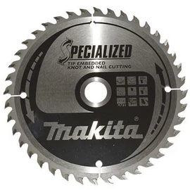 Makita körfűrészlap SZÖG, CSOMÓSFA 165x20 mm Z40