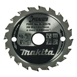 Makita körfűrészlap akkus FA 85x15mm Z20