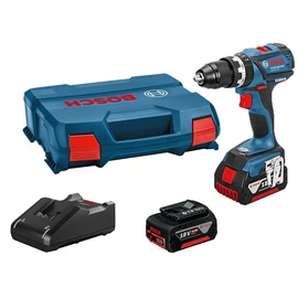 Bosch GSB 18 V-EC fúró-csavarozó 2x5Ah L-case