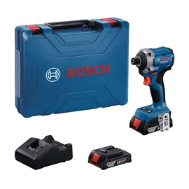 Bosch GDR 18V-215 Akkus ütvecsavarozó (2x2,0 Ah akkuval; GAL 18V-20 töltővel) szerszámkofferben