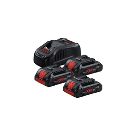 BOSCH akku 3xProCORE 18V 4,0Ah + GAL 1880CV gyorstöltő