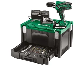 Hitachi DV18DJL akkus ütvefúró- csavarozó kofferben+ HSC bit