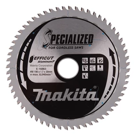 Makita EFFICUT körfűrészlap 190x30mm Z60 ALU