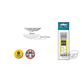 OLFA KB4-R/5 - Dekor penge (5 db/cs)