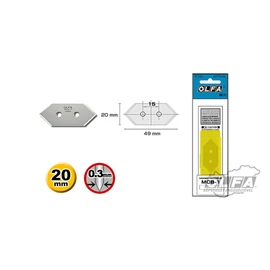 OLFA MCB-1 - Paszpartuvágó penge 5db