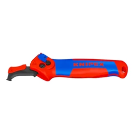 Knipex kábelköpeny csupaszító, racsnis, 3 állású penge