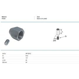 Tyco adapter UNI csőbilincshez 1/2½     1/2½