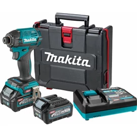 Makita TD002GD202 40Vmax XGT Li-Ion BL 220 Nm 500 W ütvecsavarbehajtó 1/4" | Akkuval, töltővel