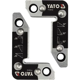 YATO Hegesztési munkadarabtartó mágnes 30-60-90°/25 kg (2 db/cs)
