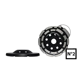 Abraboro gyémántszemcsés betoncsiszoló180x22 mm, 2-soros [No.2]