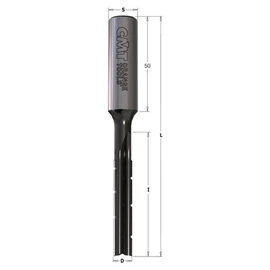 CMT hosszlyukfúró szár forgácstörővel, S=13 Z2 D=12X80X135 balos