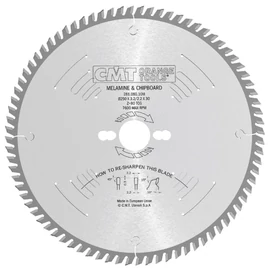CMT körfűrésztárcsa kétoldalas bútor laphoz, 300X3.2X30 Z96 10HWG