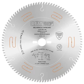 CMT körfűrésztárcsa kétoldalas bútorlaphoz, HW 300x3.2/2.2x30 Z96 5HWG