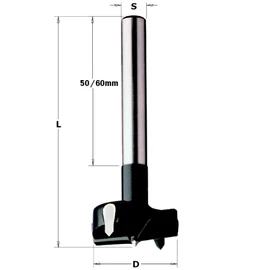 CMT fenékfúró, HW D=35X90 S=10X60 jobbos