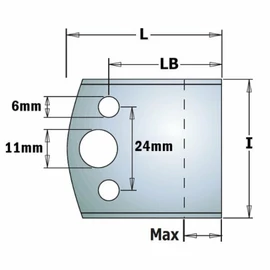 CMT cserekés patentfejhez SP 40x4mm -Biankó-