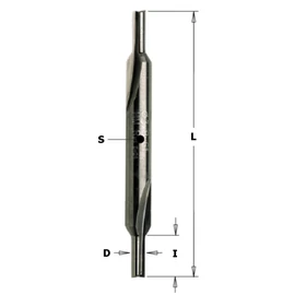 CMT tömör keményfém gumihely marók, HW D=3X8X65 S=6
