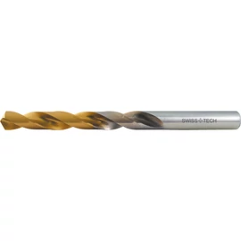 Swiss Tech 13.50mm normál hosszú fényes hss csigafúró tin bevonatú heggyel