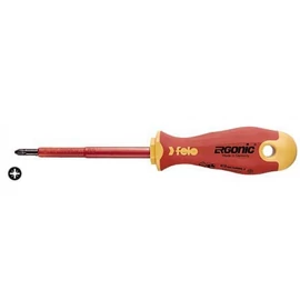 FELO csavarhúzó ERGONIC PH0x60 szigetelt