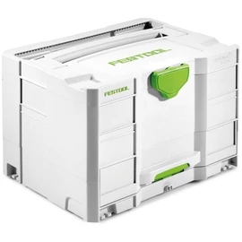 Festool SYS-Combi 2 Systainer, kombinált tároló fiókkal. Szerszámok, alkatrészek rendszerezett szállításához. Kompatibilis Festool rendszerekkel. 