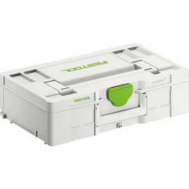 Festool SYS3 L 237 Systainer széles alapfelülettel. Kompatibilis szállítórendszerekkel, biztosítva a rendet és áttekinthetőséget. Vásárolja meg még ma!