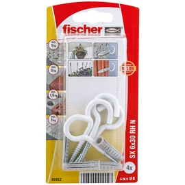 Fischer SX 6x30 HRK dűbel körkampóval 1db