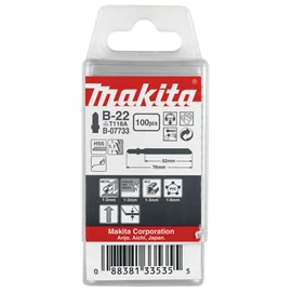 Makita  HSS B-22 szúrófűrészlap FÉM, általános, TPI:24, L:75mm (100 db/cs)