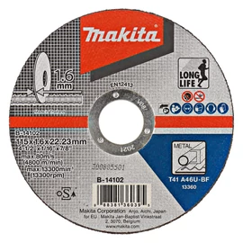 Makita vágókorong ACÉL 115x1,6 mm