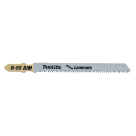 Makita  BiM B-55 szúrófűrészlap LAMINÁLT, befejező, TPI:15, L:100mm (5 db/cs)