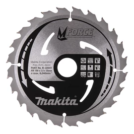 Makita körfűrészlap Mforce 190x30mm Z24