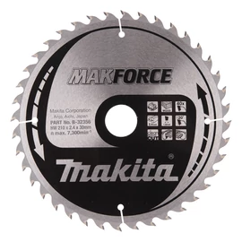 Makita körfűrészlap Makforce 210/30mm Z40