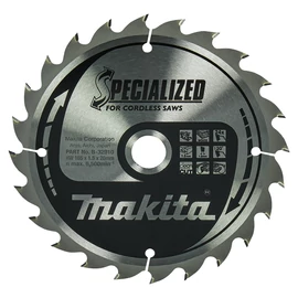 Makita körfűrészlap akkus FA 165x20mm Z24