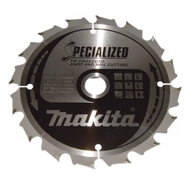 Makita körfűrészlap SZÖG, CSOMÓSFA 165x20mm Z16