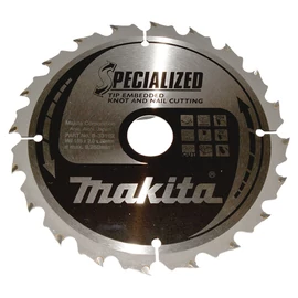 Makita körfűrészlap SZÖG, CSOMÓSFA 185x30mm Z20