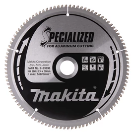 Makita körfűrészlap 260x30mm Z100 ALU