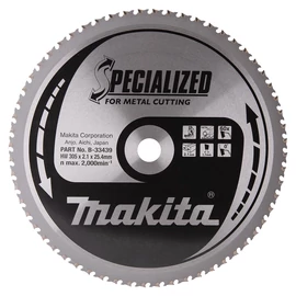 Makita körfűrészlap 305x25,4mm Z60 FÉM
