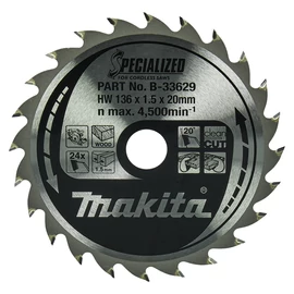 Makita körfűrészlap akkus FA 136x20mm Z24