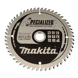 Makita körfűrészlap LAMINÁLT 165x20 Z52
