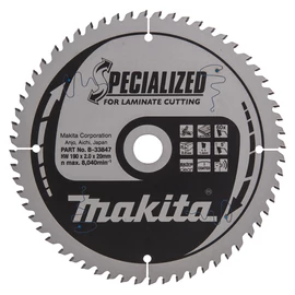 Makita körfűrészlap LAMINÁLT 190x20 Z60