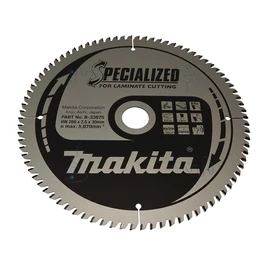 Makita körfűrészlap LAMINÁLT 260x30 Z84
