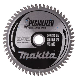 Makita körfűrészlap merülő 165x20mm Z56 ALU