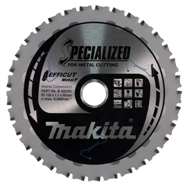Makita EFFICUT körfűrészlap 150x20mm Z33 FÉM