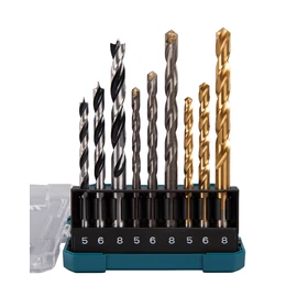 Makita 1/4" befogású 9db-os fúrókészlet 5,6,8 FÉM-FA-KŐZET
